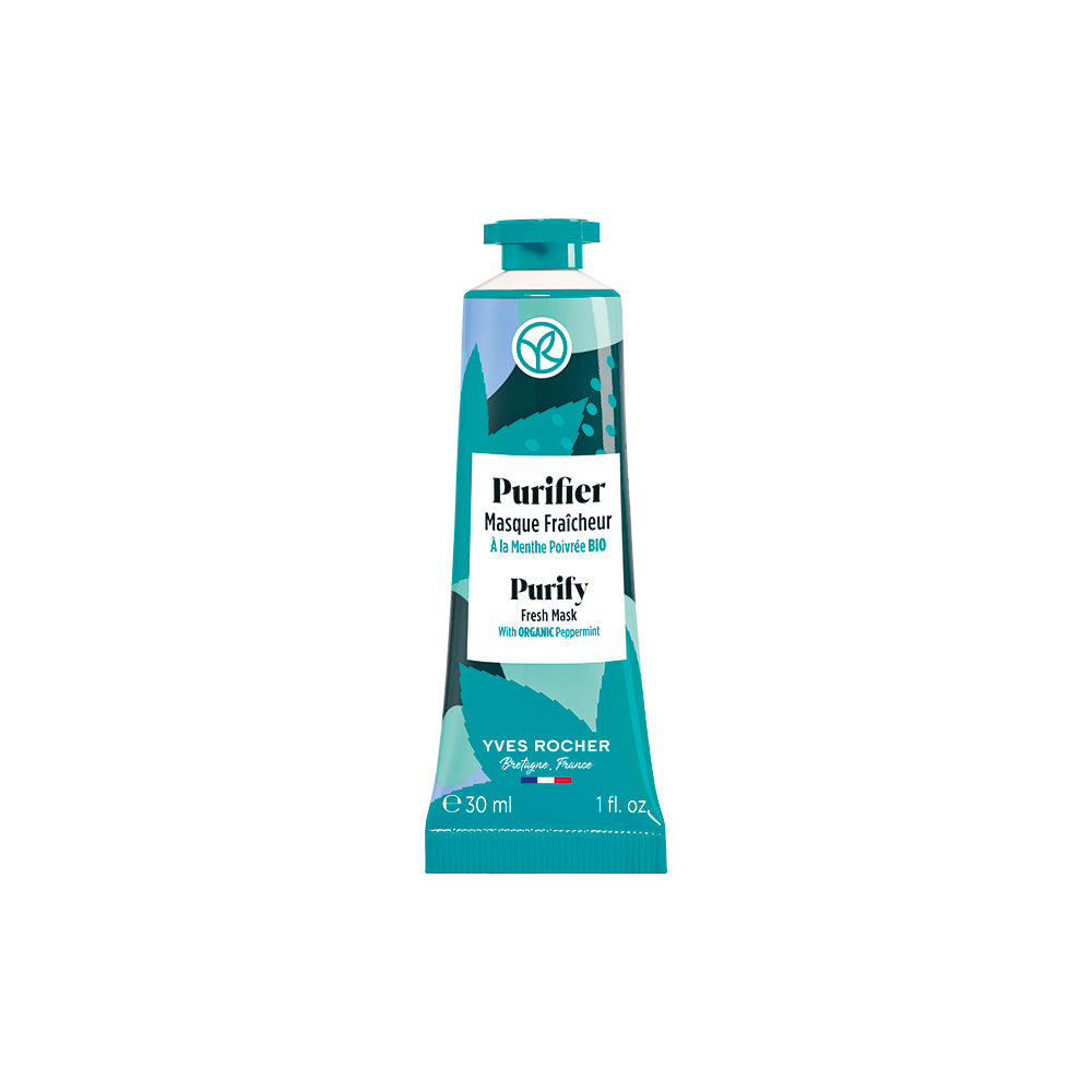 Purifying Gel Mask with Organic Peppermint